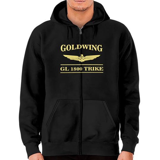 Discover GOLDWING TRIKE BAR LOGO TEE SHORT OR LONG SLEEVE M Zip Hoodies