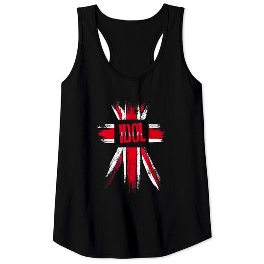 Discover Billy Idol Flag Tank Tops