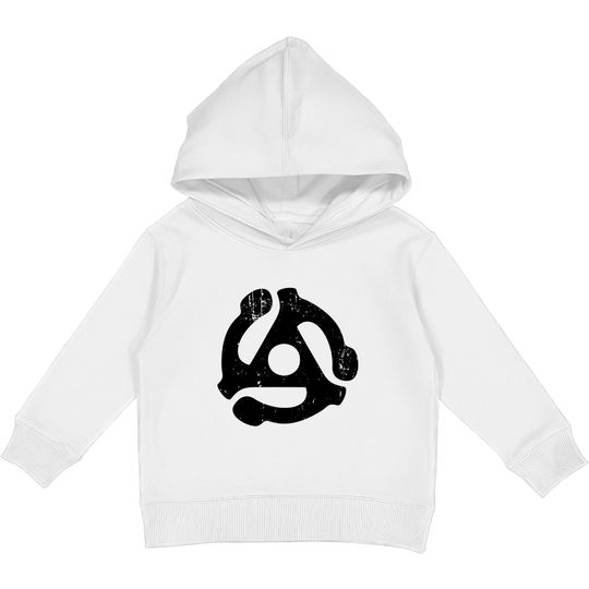 Discover Vintage 45 Recording adapter Gift 60s & 70s Music - Recording Adapter - Kids Pullover Hoodies