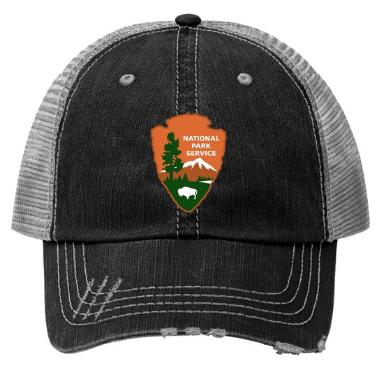 Discover national park service logo - National Park Gift - Trucker Hats