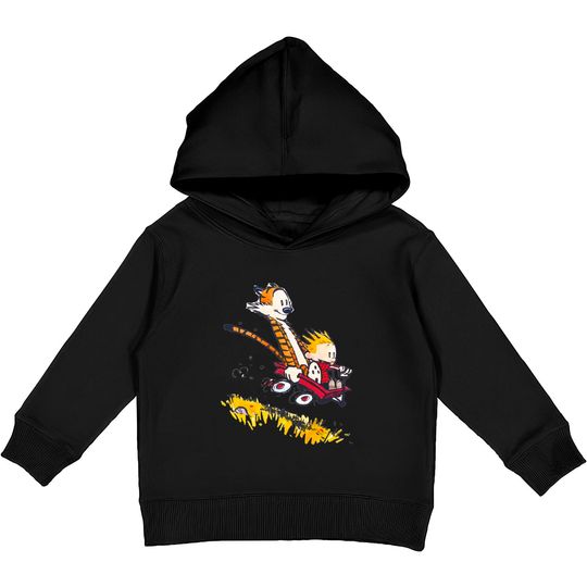 Discover Calvin and The hobbes Classic Kids Pullover Hoodies