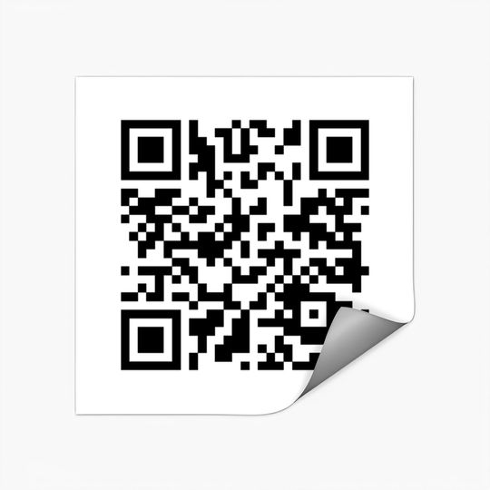 Discover Rick Roll QR code - Rick Roll - Stickers