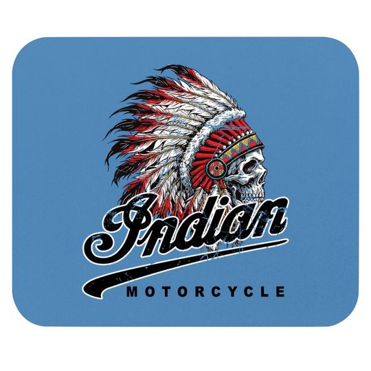Discover Indian Custom Motorcycle Racer biker vintage printed Mouse Pads