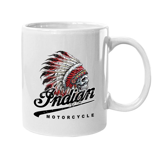 Discover Indian Custom Motorcycle Racer biker vintage printed Mugs