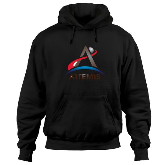 Discover NASA Artemis logo in 2024 first woman to the moon Hoodies