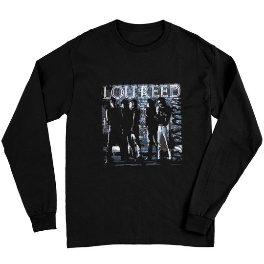 Discover LOU REED New York The  Velvet Rock Metal Band Black Shirt, LOU Reed Metal Band Vintage Long Sleeves