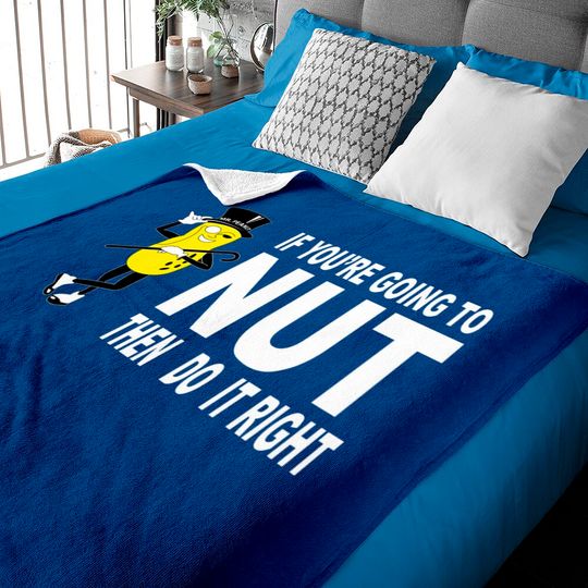 Discover Mr. Peanut Joke - Nut - Baby Blankets