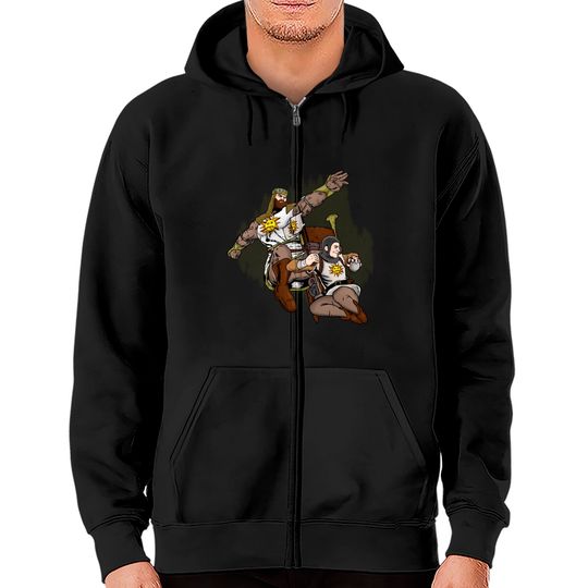 Discover The Dark King - Monty Python And The Holy Grail - Zip Hoodies