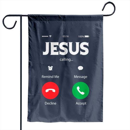 Discover Jesus calling - Jesus - Garden Flags