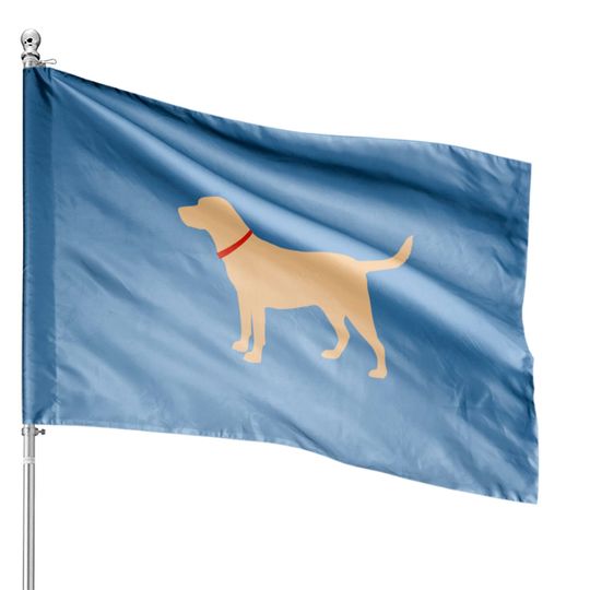 Discover Labrador Retriever Yellow Lab Labrador Lover Gift House Flags