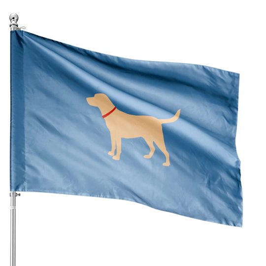 Discover Labrador Retriever Yellow Lab Labrador Lover Gift House Flags
