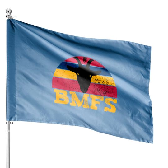 Discover BMFS Billy Strings Vintage Sunset Goat - Billy Strings - House Flags