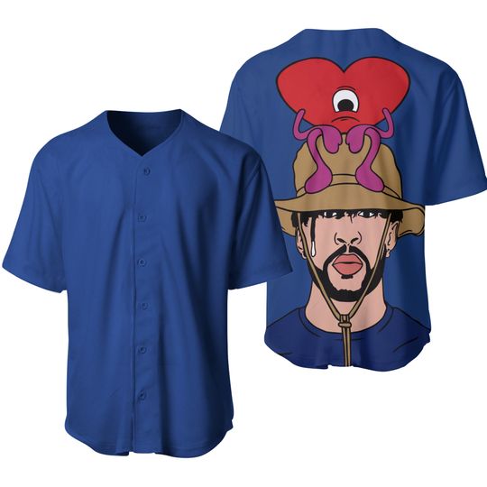 Discover Bad bunny Men's Baseball Jersey