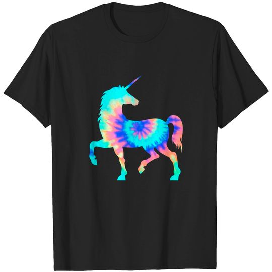 Discover Tie Dye Unicorn Shirt | Colorful Tye Dye Horse Horn T-Shirt