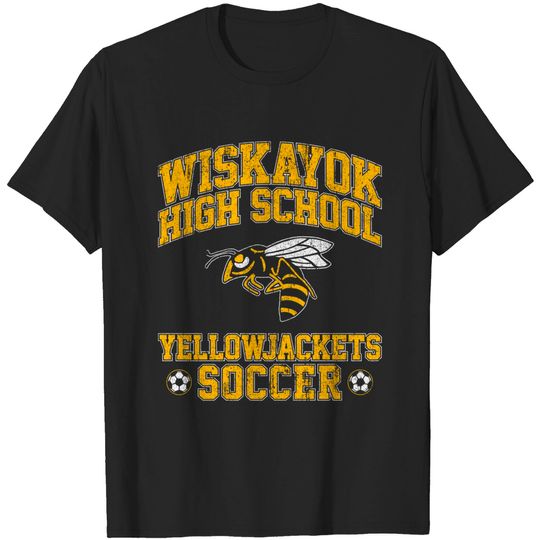 Discover Wiskayok High School Yellowjackets Soccer - Yellowjackets - T-Shirt