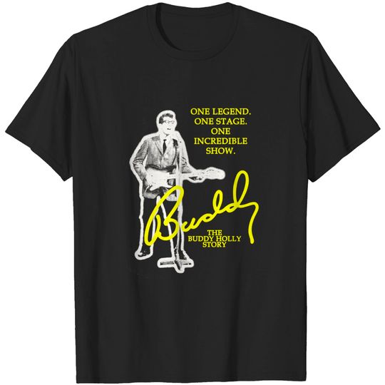 Discover Vintage 90s The Buddy Holly Story "Buddy" 1978 Biographical Movie T Shirt  / Vintage Movie T Shirt