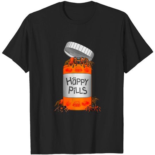 Discover Tarantula Happy Pills T-shirt