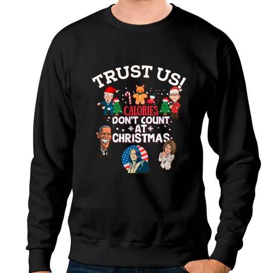 Discover Christmas Biden Fauci Obama Pelosi Kammie Funny Christmas Sweatshirt
