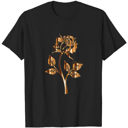 Discover Metallic T-Shirts Rose Gold