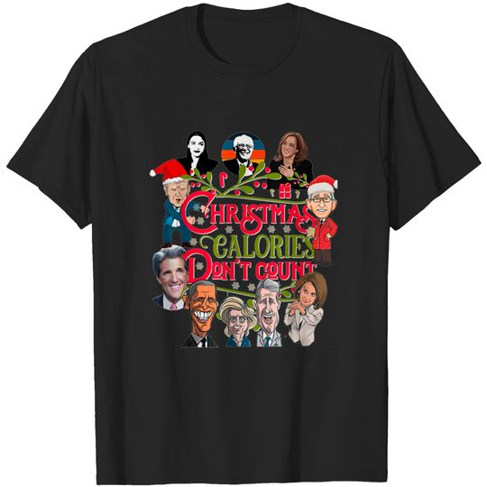 Discover Christmas Biden Fauci Obama Pelosi Fun Democrat Conservative T-Shirt