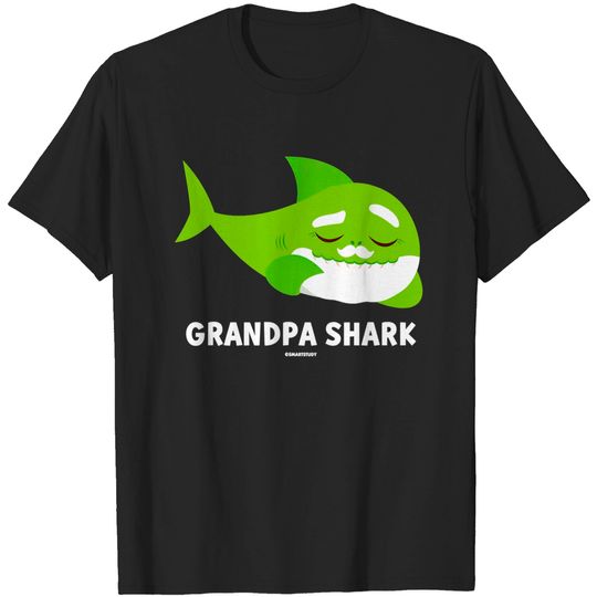 Discover Mens Pinkfong Grandpa Shark Official T-shirt