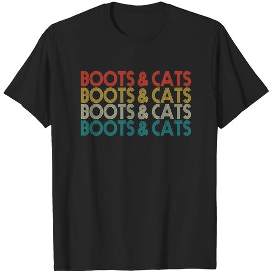 Discover Boots For Cats T-shirt Funny House & Techno DJ