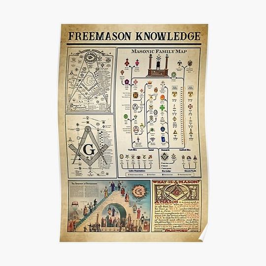 Discover Freemason Knowledge Poster Premium Matte Vertical Poster