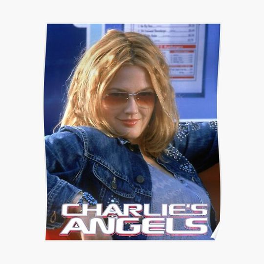 Discover Charlie’s Angels Drew Barrymore Premium Matte Vertical Poster