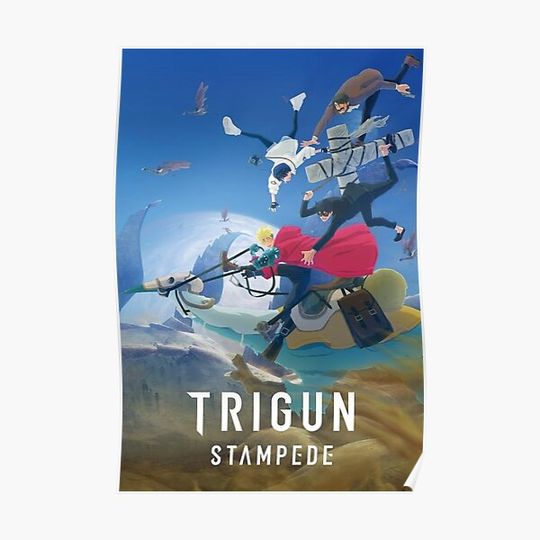 Discover TRIGUN STAMPEDE Premium Matte Vertical Poster