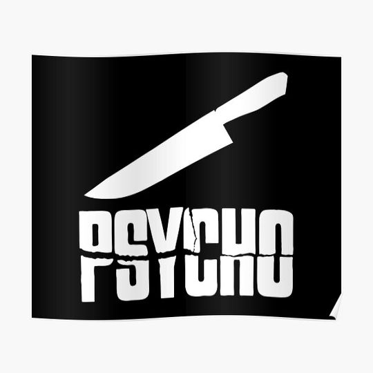 Discover Alfred Hitchcock Psycho Premium Matte Vertical Poster