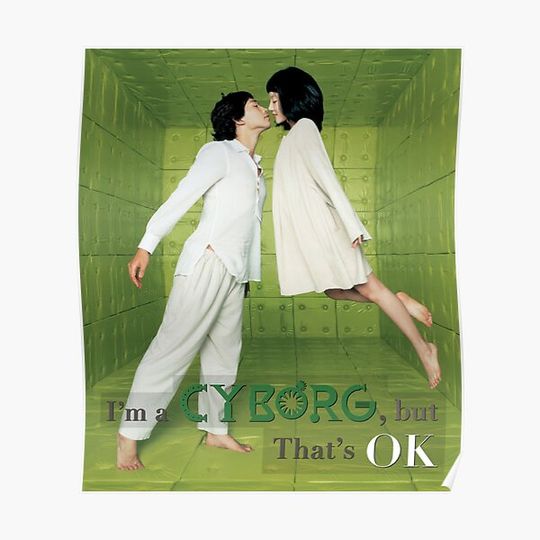 Discover I'm a Cyborg, But That's OK by Chan-Wook Park Premium Matte Vertical Poster