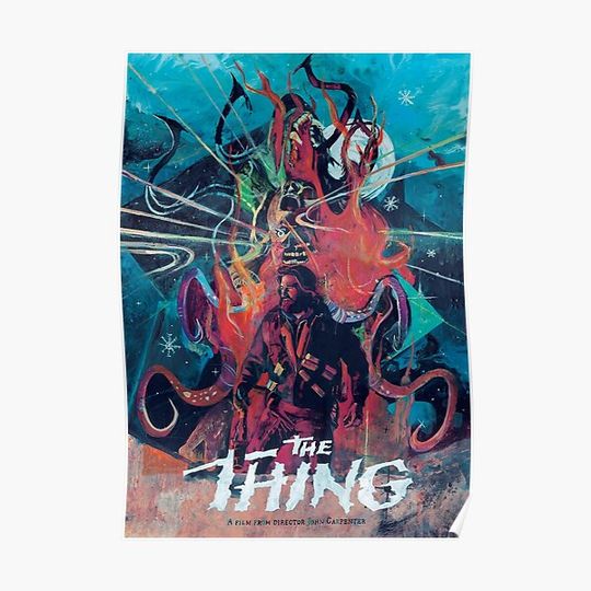 Discover The Thing Movie Fun Art Premium Matte Vertical Poster
