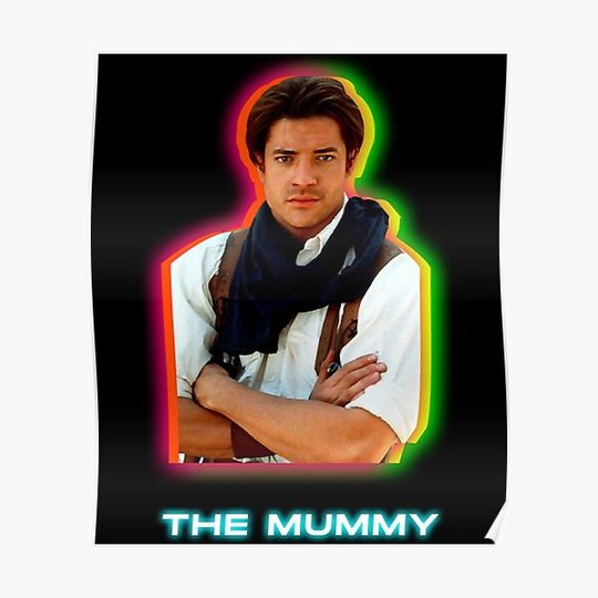 Discover Brendan Fraser Mummy 1999 Perfect Gift Fan Premium Matte Vertical Poster
