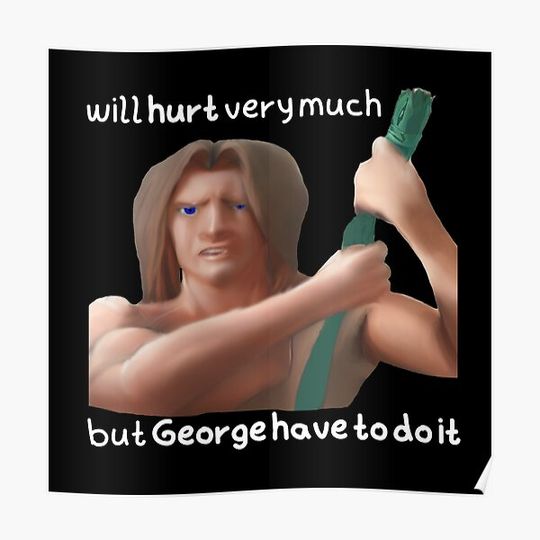 Discover George of the Jungle Premium Matte Vertical Poster