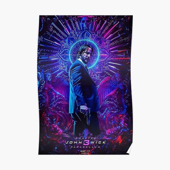Discover John Wick 3 Movie poster Premium Matte Vertical Poster