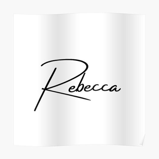 Discover Rebecca Premium Matte Vertical Poster