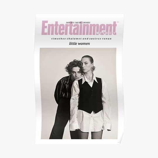 Discover timothee chalamet + saoirse ronan little women Premium Matte Vertical Poster