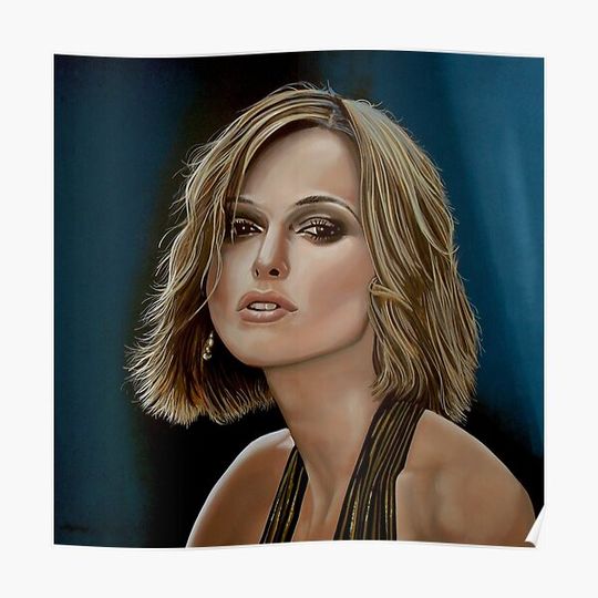 Discover Keira Knightley Painting Premium Matte Vertical Poster