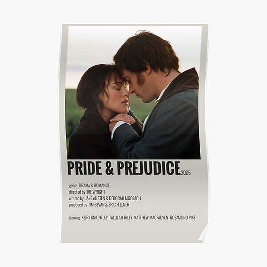 Discover Pride And Prejudice (2005) Premium Matte Vertical Poster