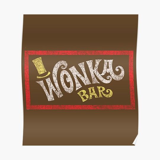Discover Wonka Bar (Willy Wonka & the Chocolate Factory) Premium Matte Vertical Poster