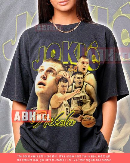 Discover Limited Nikola Jokic Shirt Vintage 90s Nikola Jokic Tshirt