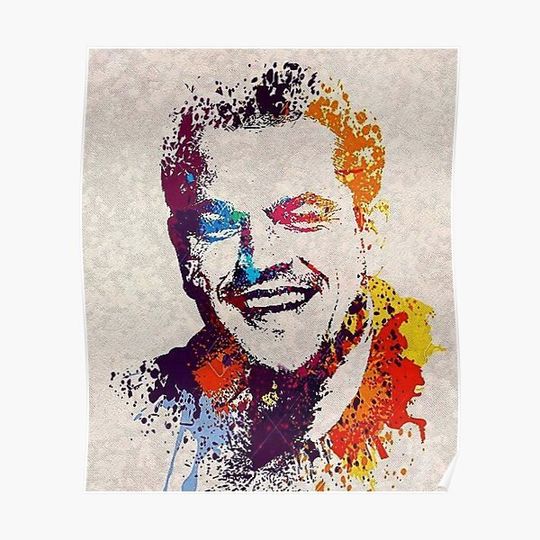 Discover Matt Damon Art Premium Matte Vertical Poster