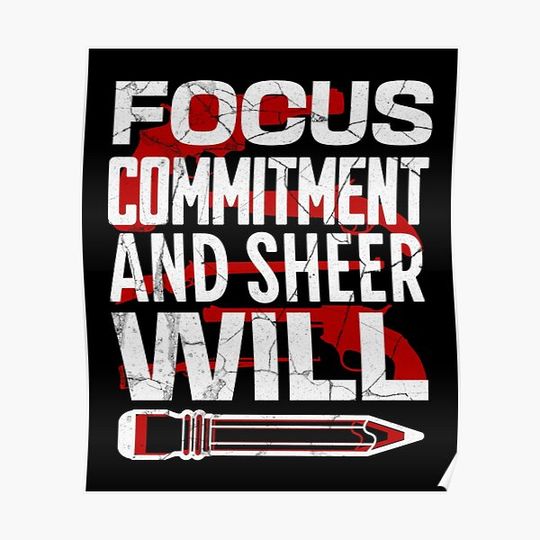 Discover Focus, Commitment, And Sheer Will - John Wick Premium Matte Vertical Poster