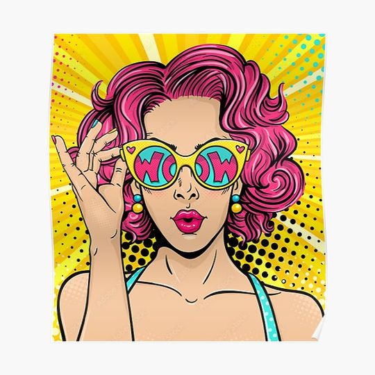 Discover Pop Art Premium Matte Vertical Poster