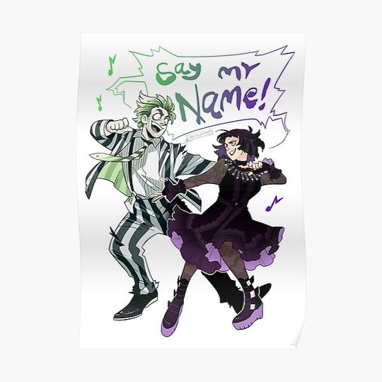 Discover Say My Name Premium Matte Vertical Poster