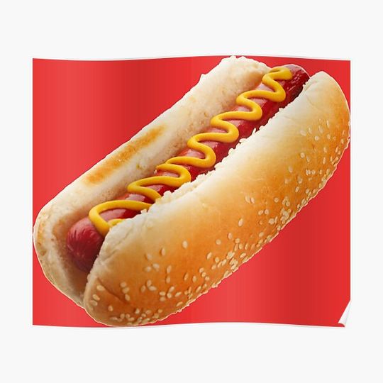 Discover HOT DOG Premium Matte Vertical Poster