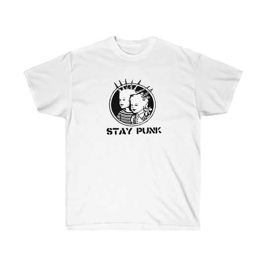 Discover Stay Punk Shirt - Forever Punk T-Shirt - Hardcore Rock Shirt