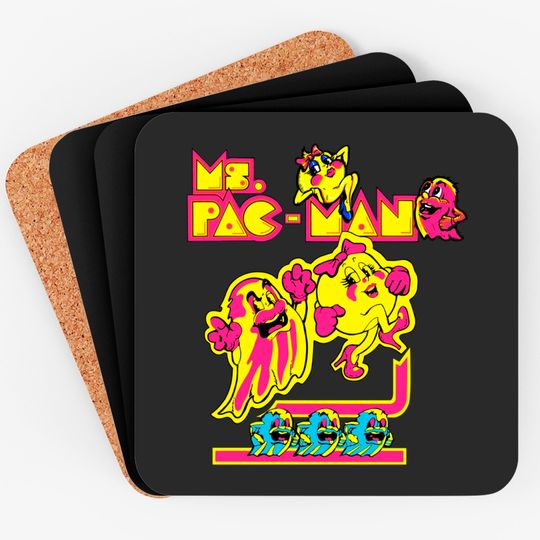Discover Mrs. Pac-Man Unisex Gift For You Coasters