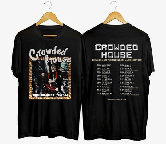 Discover Crowded House Together Alone Tour '93 T-Shirt