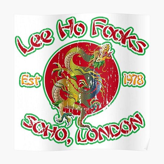 Discover Lee Ho Fooks, distressed Premium Matte Vertical Poster